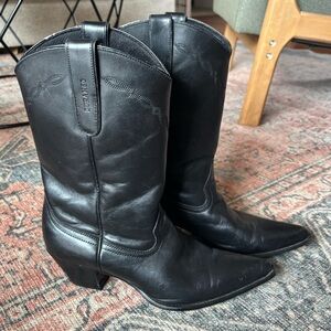 Durango solid black western cowgirl boots